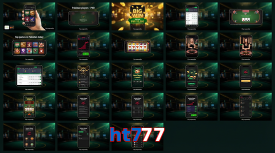 Main screen of Ht777 bet page for PK players